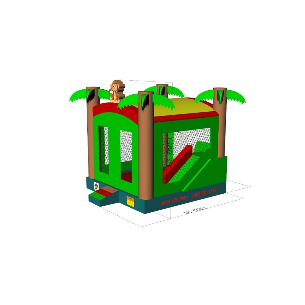 Monkey Bounce Castle Rental